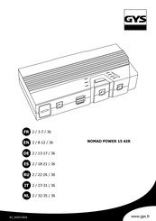 GYS NOMAD POWER 15 AIR Manual