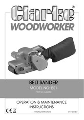 Clarke Woodworker BS1 Operation & Maintenance Instructions Manual