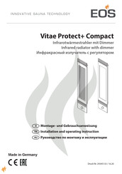 Eos Vitae Protect+ Compact Installation And Operating Instruction
