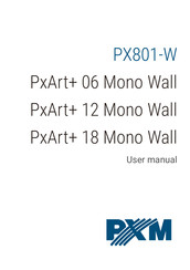PXM PxArt+ 06 Mono Track User Manual