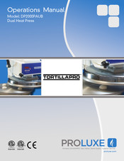 Proluxe TORTILLAPRO DP2000PAUB Operation Manual