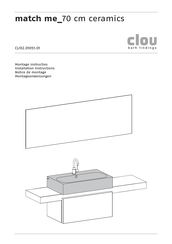 Clou Match me CL/02.01051.01 Installation Instructions Manual