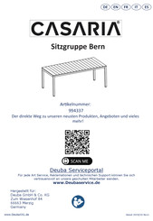 CASARIA 4250525376227 Instructions Manual