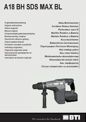 BTI A18 BH BL Original Instructions Manual