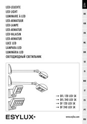 ESYLUX OF 120 LED 5K Manual