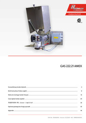 Bühler technologies GAS 222.21 AMEX Brief Instructions
