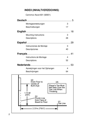 Carromco 92601 Mounting Instructions