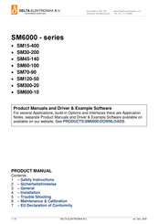 Delta Elektronika SM6000 Series Manual