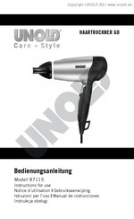 Unold 87115 Instructions For Use Manual