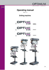 Optimum 3008323 Operating Manual