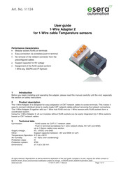 esera automation 1-Wire Controller 2 User Manual