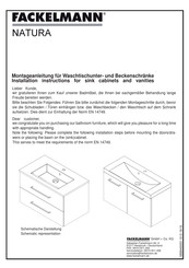 Fackelmann NATURA 79792 Installation Instructions Manual
