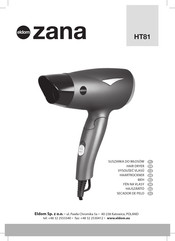 Eldom Zana HT81 Instruction Manual