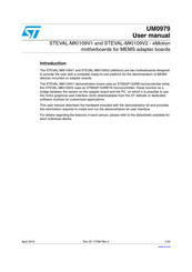 ST eMotion STEVAL-MKI109V1 User Manual