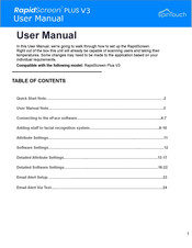 SpinTouch RapidScreen PLUS V3 User Manual