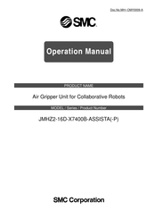 SMC Networks JMHZ2-16D-X7400B-ASSISTA Operation Manual
