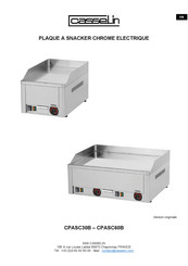 Casselin CPASC60B Operating Instructions Manual