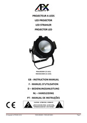 afx light PARCOB150WH Instruction Manual