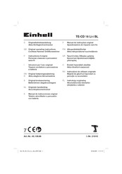 EINHELL TE-CD 18 Li-i BL Original Operating Instructions