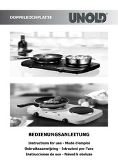 Unold 58415 Instructions For Use Manual