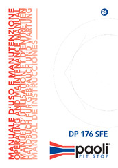 Paoli DP 176 SFE Operating And Maintenance Manual