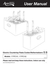 Avantco Equipment 177PC101 User Manual