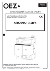 Oez SJB-50E-1N-MZS Instructions For Use Manual