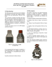 Stone Age SA-24PS Installation And Operation Instructions Manual