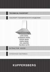 Kuppersberg OPERA 90/60 Technical Passport