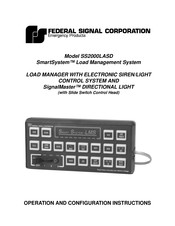 Federal Signal Corporation SS2000LASD Operation And Configuration Instructions