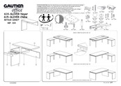 Gautier Office 015 Assembly Instructions Manual