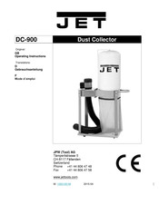 Jet DC-900 Operating Instructions Manual