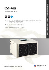 Hitecsa ECVBA 1602 Installation, Operation & Maintenance Manual