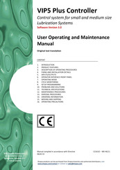 DROPSA VIP5 Plus User Operating And Maintenance Manual