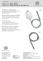 S+S Regeltechnik 1201-1171-0000-100 Operating Instructions, Mounting & Installation