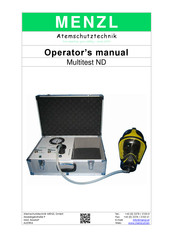 MENZL Multitest ND Operator's Manual