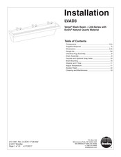 Bradley Verge LVA Series Installation Manual