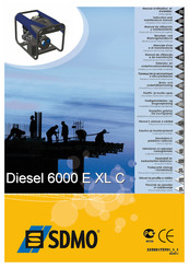 SDMO Diesel 6000 E XL C Instruction And Maintenance Manual