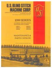 U.S. BLIND STITCH 1099PBW Maintenance & Parts Catalog