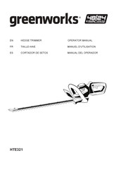 GreenWorks 48HT24 Operator's Manual
