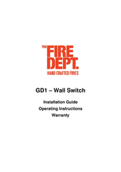 Fire dept GD1 Installation Manual Operating Instructions Warranty