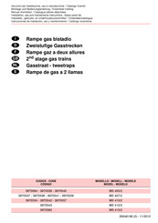 Riello 3970557 Installation, Use And Maintenance Instructions / Spare Parts List