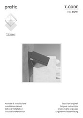 pratic T-Project T-Code Original Instructions Manual