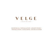 VELGE VCCH6506.1 B Installation, Operating And Maintenance Instructions