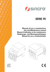Soga sincro FK2MFS Use And Maintenance Manual