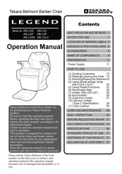 Takara Belmont AB-LGF Operation Manual