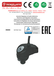 Tecnoplastic SNAKE Instructions Manual