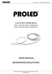 PROLED FLEX STRIP XTREME MONO User Manual