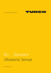 turck RU40-M18 Series Instructions For Use Manual
