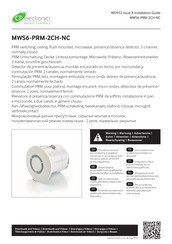 CP Electronics MWS6-PRM-2CH-NC Installation Manual